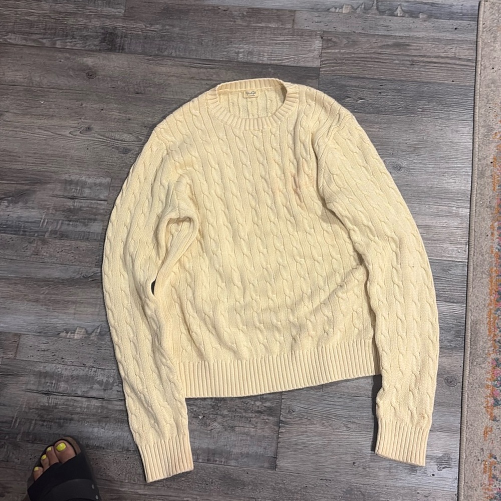 John Galt cable knit sweater